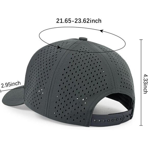 Baseball Cap Dark Gray+gray+black+navy Hat Sun And Rain Golf Ball Cap For Men Wo main image 6